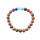 Fashionable Bangle 8MM Beads Picture Chakra Gemstone Rainbow Bracelet